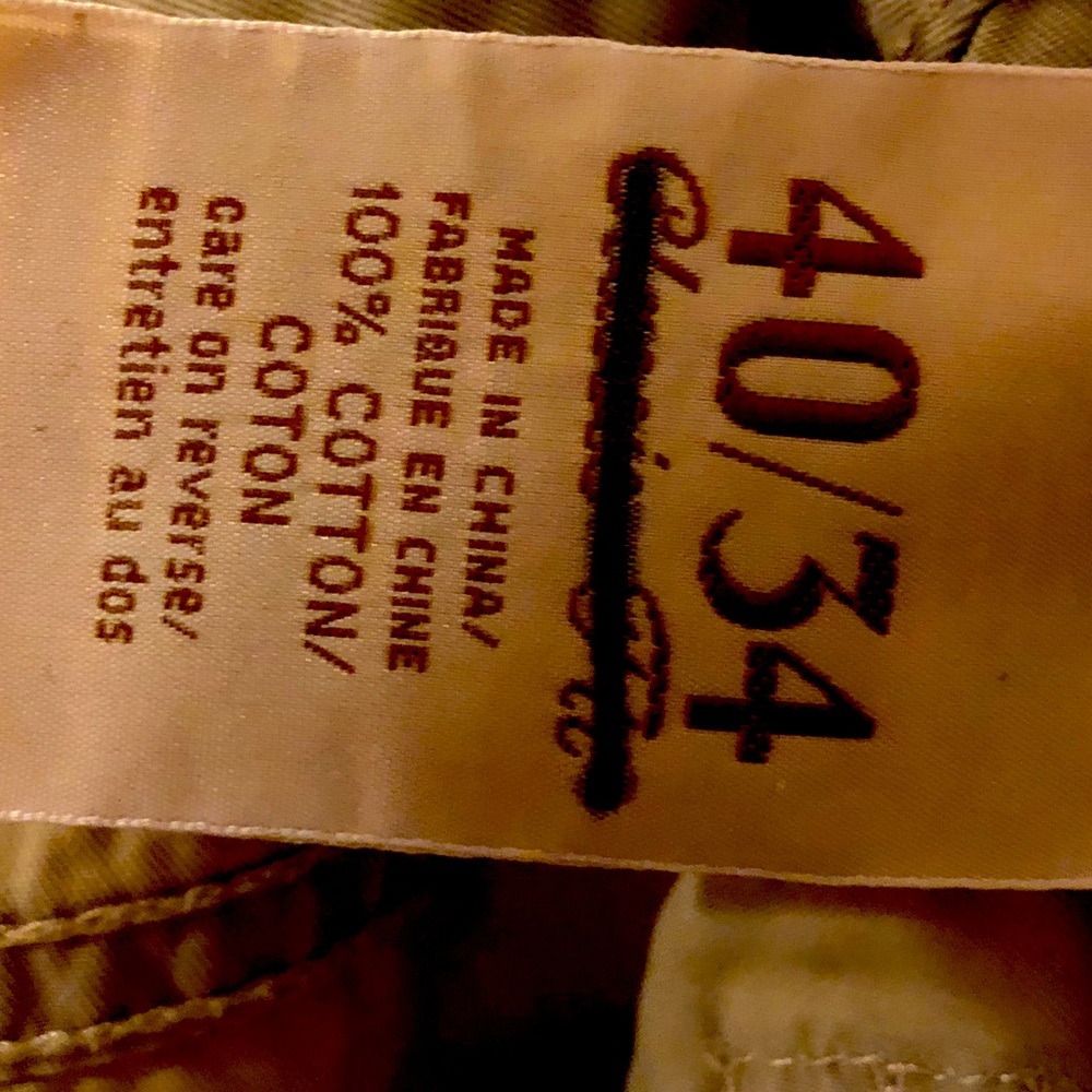 Tommy Bahama classic 40w 34L Khaki dress pants